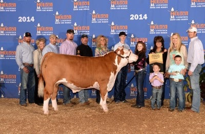 Macy Goodson Macy Goodson Reserve Champion Hereford 2014 Houston