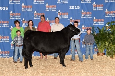 Matthew Halfmann Reserve Champion Light Weight Angus 2015 Houston