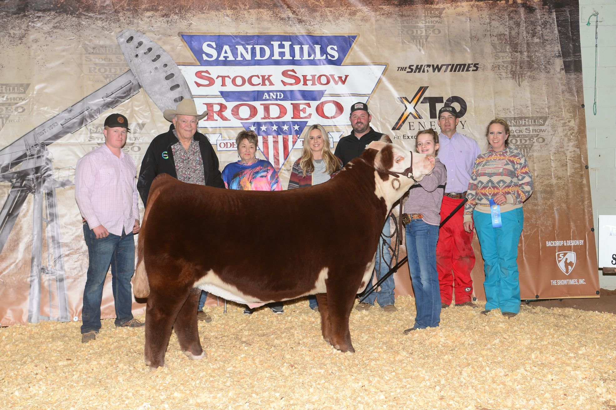 Champion Class 1 Hereford, SandHills Stock Show, Kinley Allen